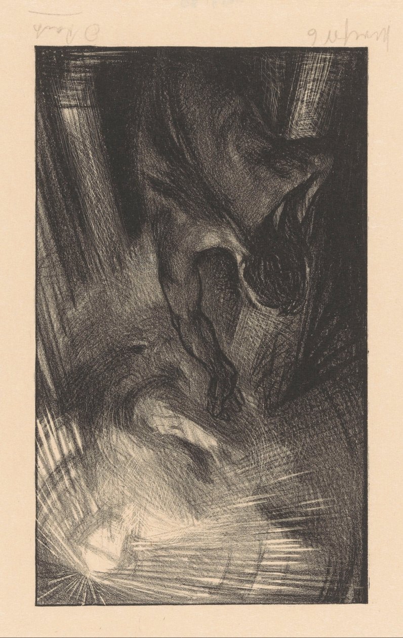 出现一个发光体 作者 Johannes Josephus Aarts（艺术家签名）