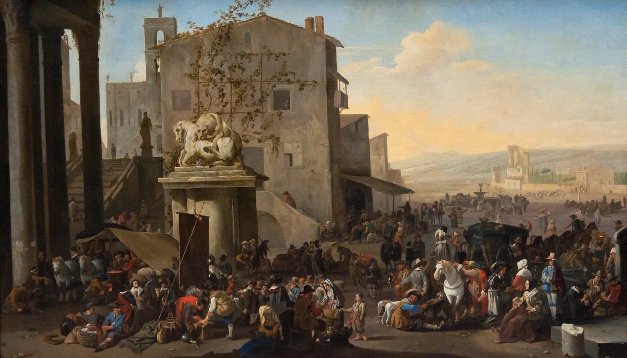 De Campo Vaccino ( Forum Romanum) te Rome 作者 约翰尼斯·林格尔巴赫
