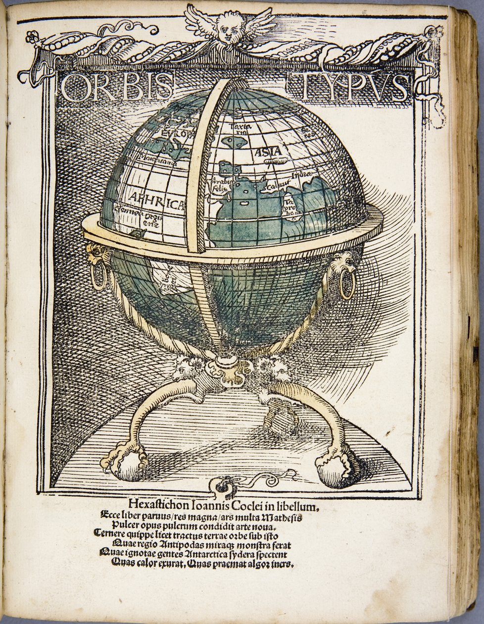 Johann Schöner, Luculentissima quaedam terrae totius descriptio 作者 约翰内斯·舍纳