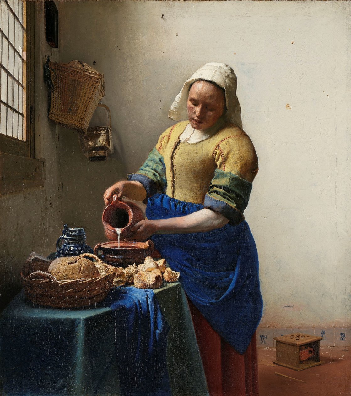 挤奶女工 作者 约翰·维米尔