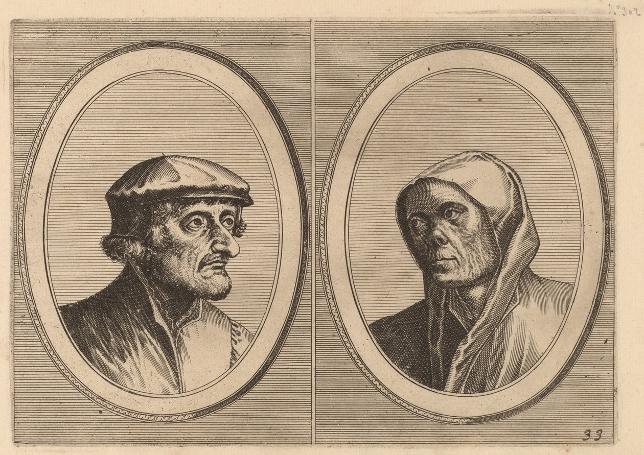 "Voorsichtighe Krijn "和 "Broentje Spaer-pots"。 作者 Johannes 和 Lucas van Doetechum 在老彼得·勃鲁盖尔之后