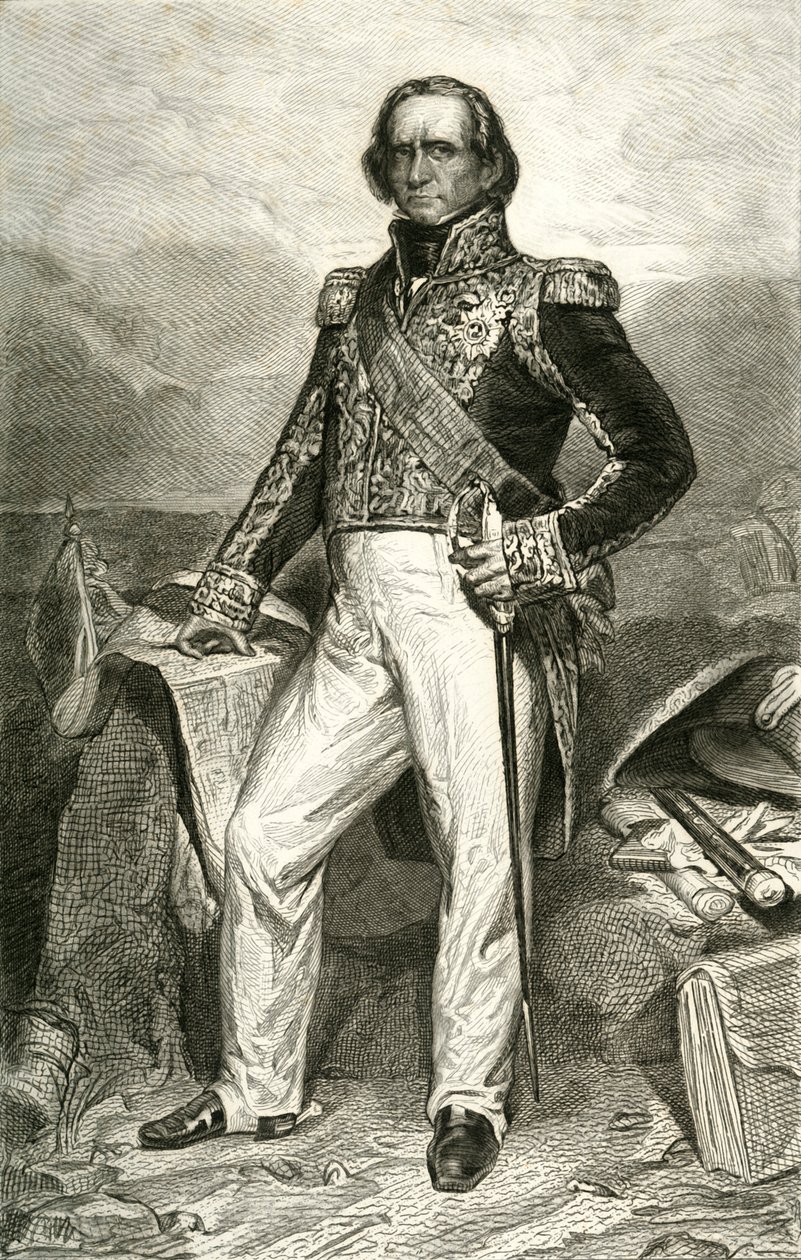 尼古拉-让-德-迪厄-苏尔特，1804年，1839年。 作者 约翰内斯·德·马雷