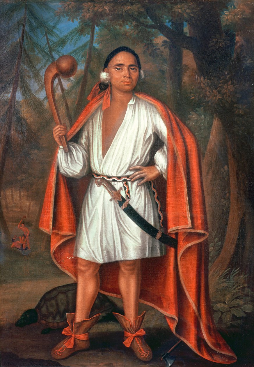 Etow Oh Koam，河流之王，1710年 作者 约翰尼斯或扬·韦尔斯特