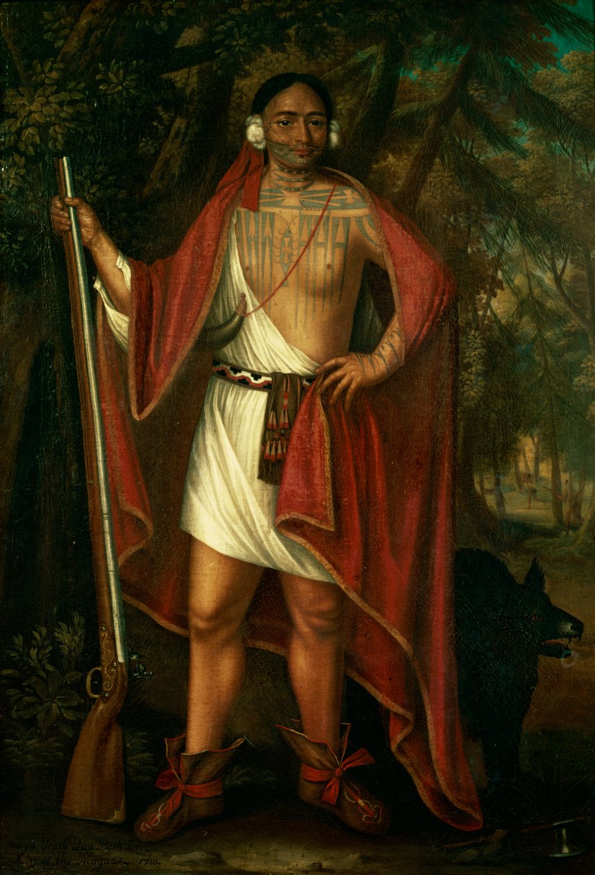 1710年，Sa Ga Yeath Qua Pieth Ton，Maguas之王 作者 约翰尼斯或扬·韦尔斯特