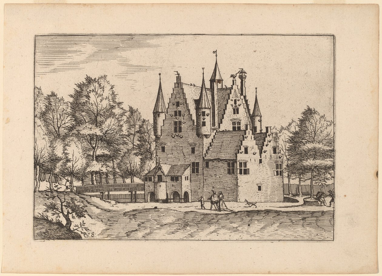 城堡 作者 Johannes van Doetechum，长老和卢卡斯