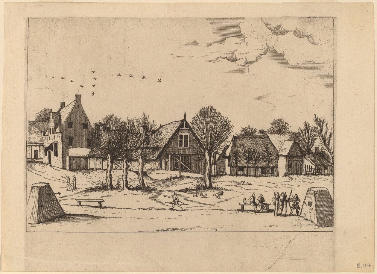 乡村村落 作者 Johannes van Doetechum，长老和卢卡斯