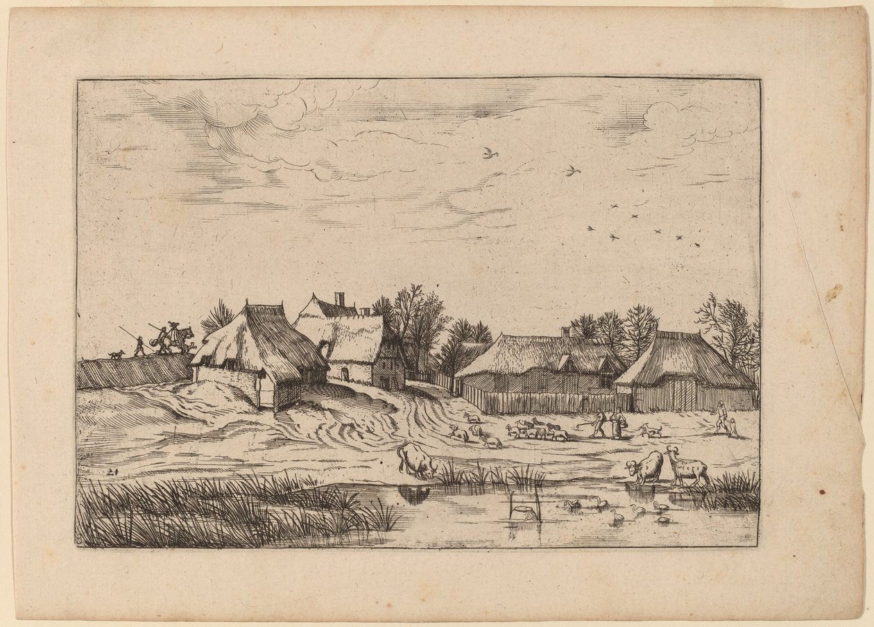 农场 作者 Johannes van Doetechum，长老和卢卡斯