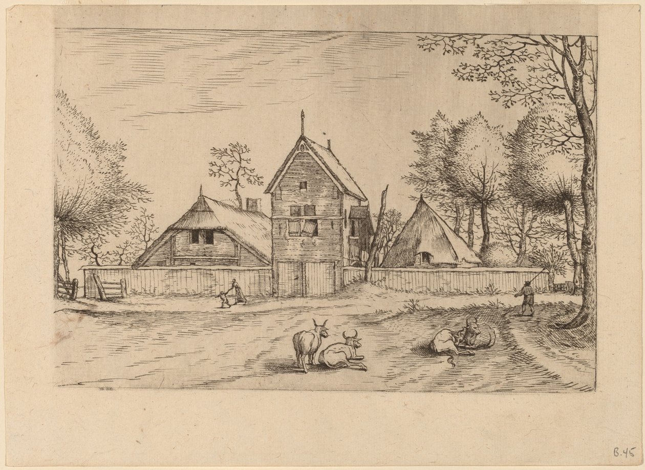 农庄 作者 Johannes van Doetechum，长老和卢卡斯