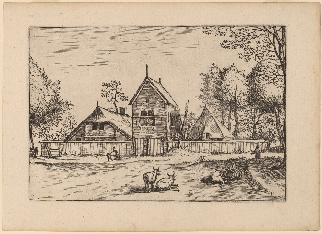 农庄 作者 Johannes van Doetechum，长老和卢卡斯