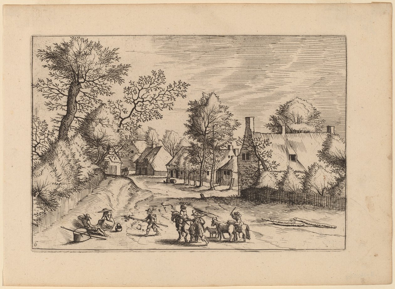 村道 作者 Johannes van Doetechum，长老和卢卡斯