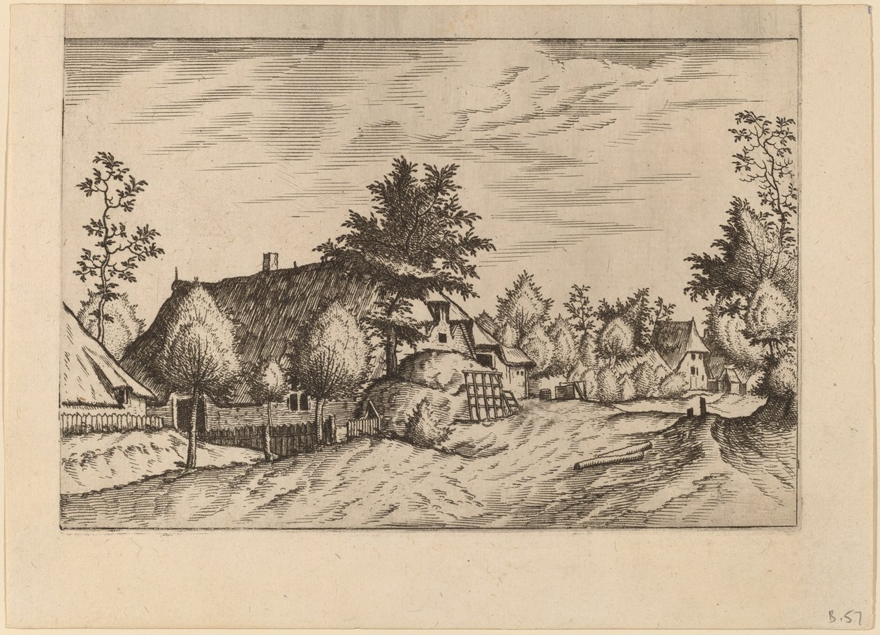 村街 作者 Johannes van Doetechum，长老和卢卡斯