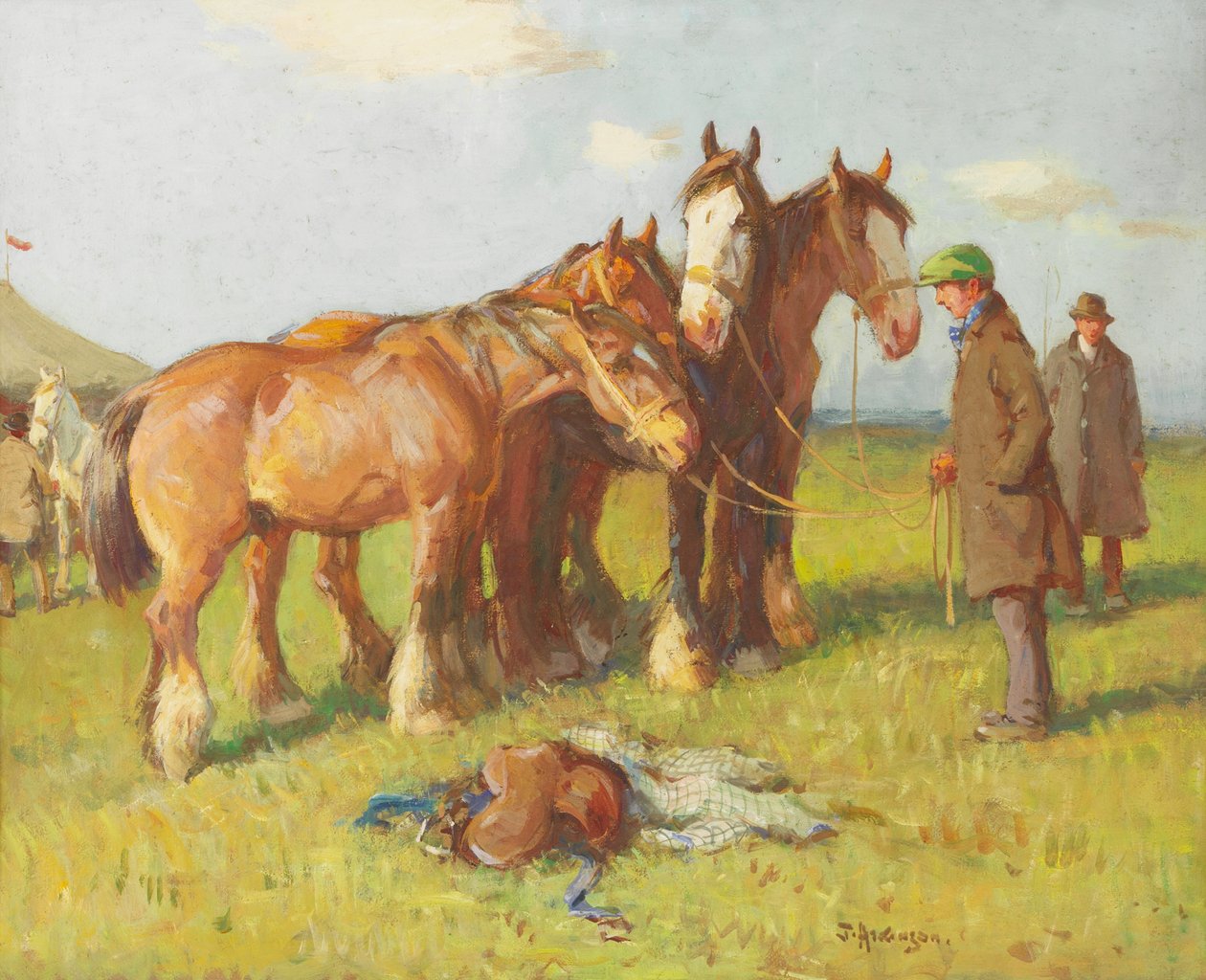Cowhill Fair，c.1900-1919 作者 约翰·阿特金森