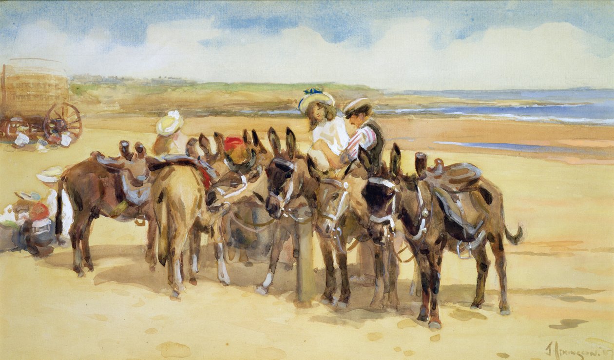 泰恩茅斯金沙，1907年 作者 约翰·阿特金森