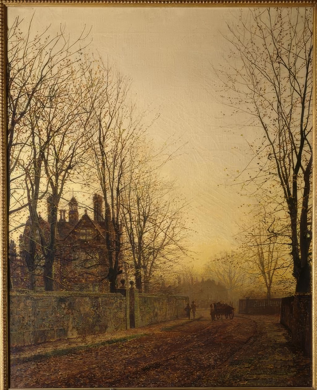 JAGrimshaw，《最后的携带-绘画》，1886年 作者 约翰·阿特金森·格里姆肖