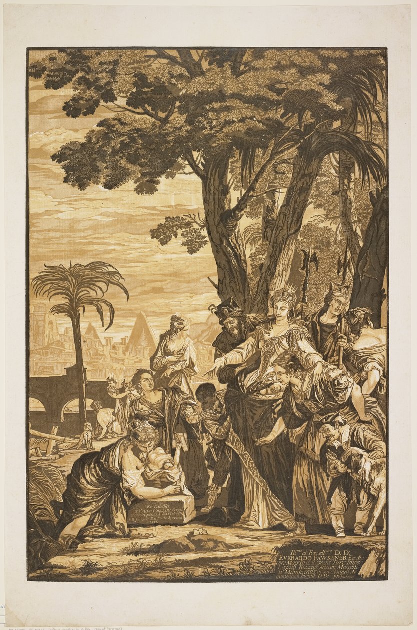 摩西的发现，1741年 作者 约翰·浸信会杰克逊