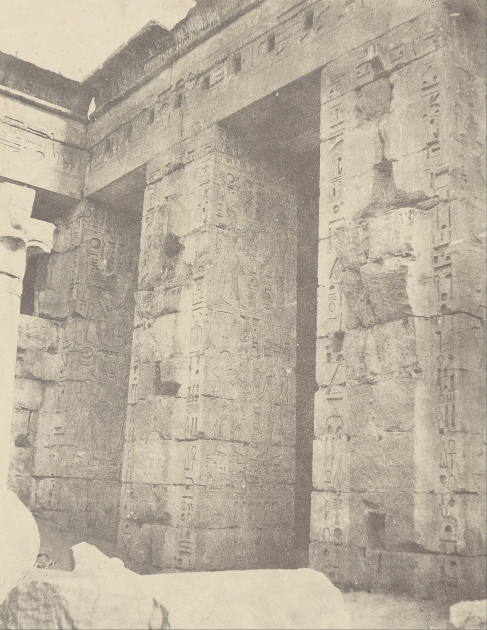 （Medinet Habu，宫殿拉美西斯二世宫殿，东侧） 作者 约翰·比斯利·格林