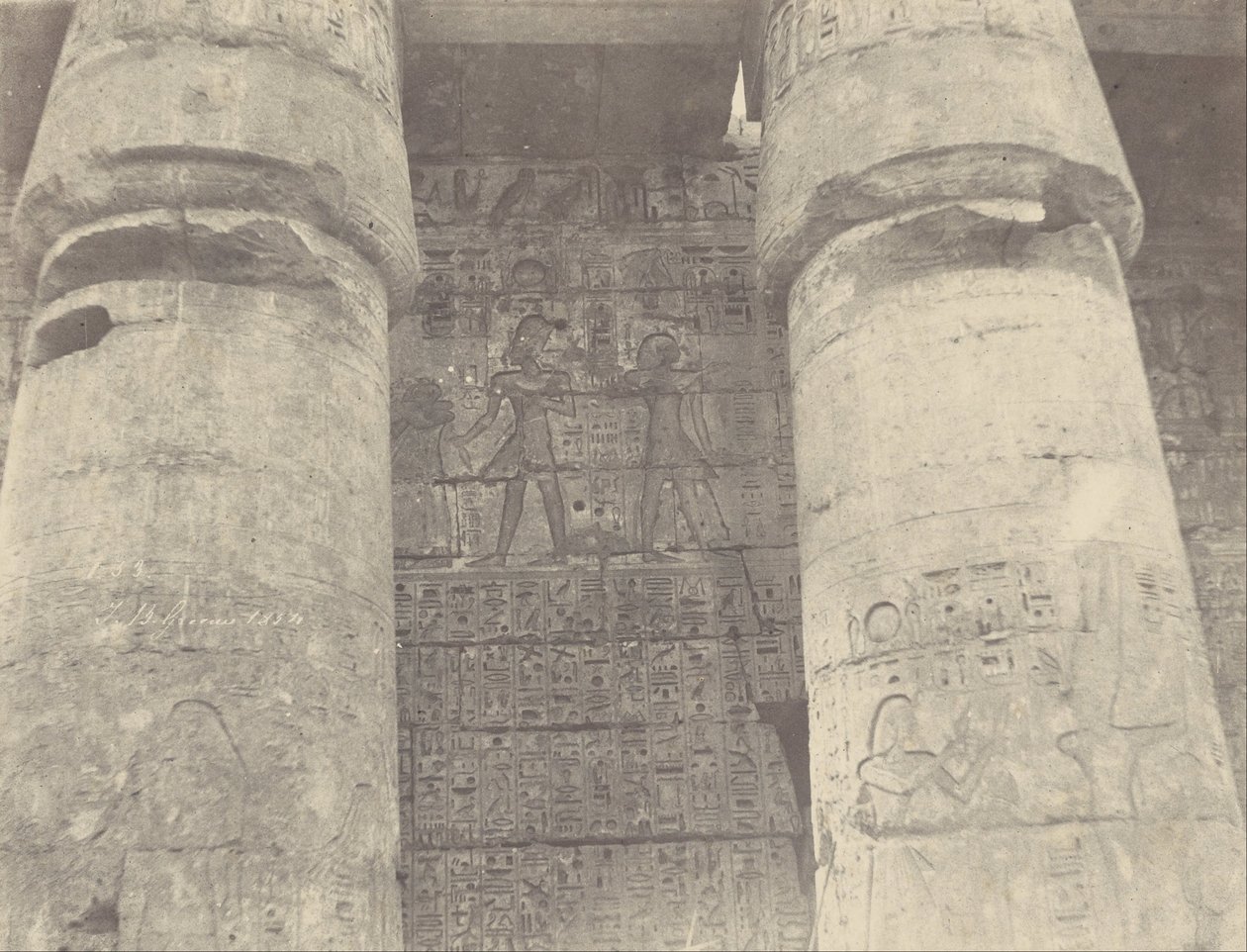 （Medinet Habu，拉美西斯梅亚蒙宫，左墙） 作者 约翰·比斯利·格林