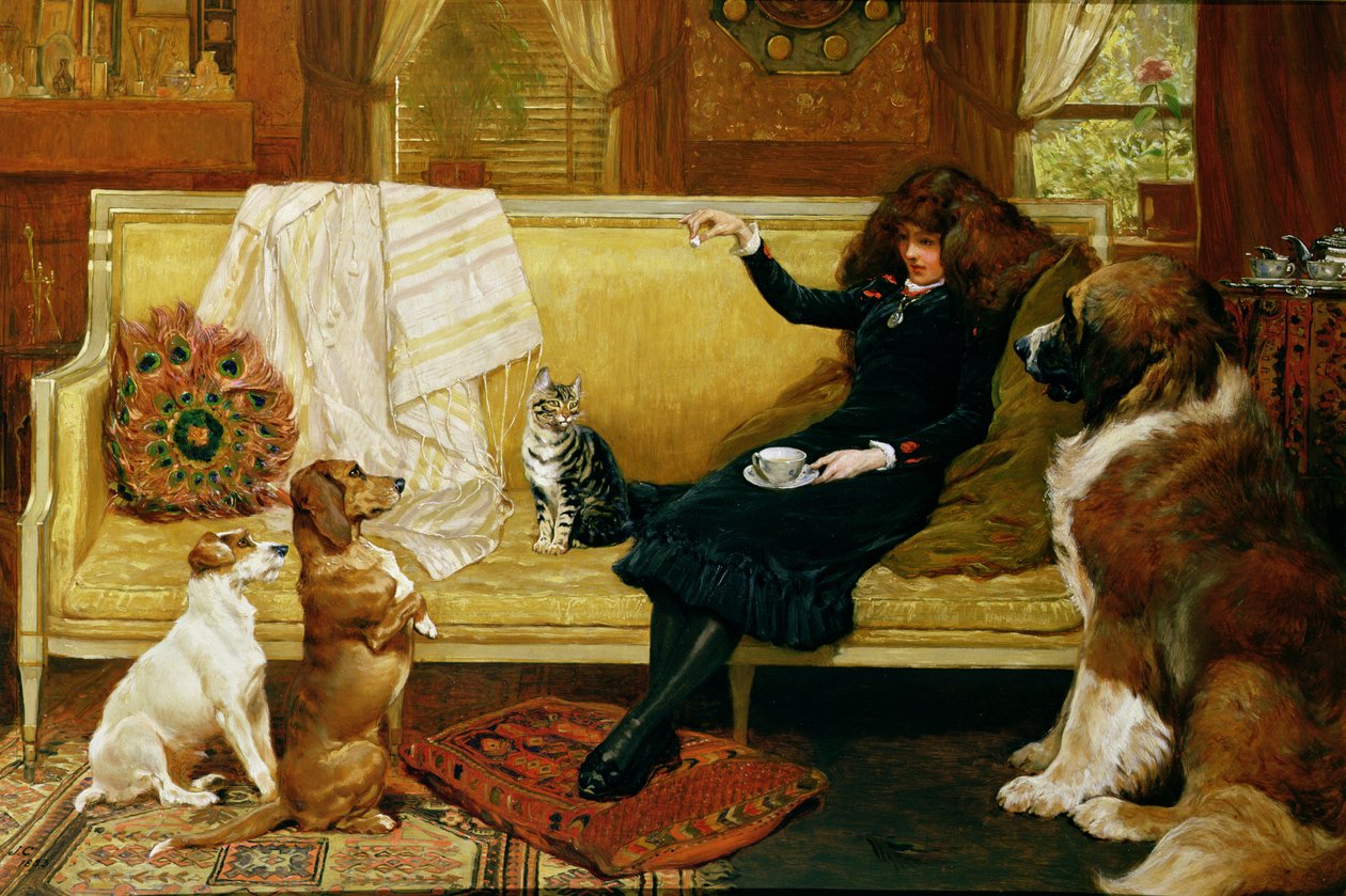 Teatime Treat，1883 作者 约翰·查尔顿