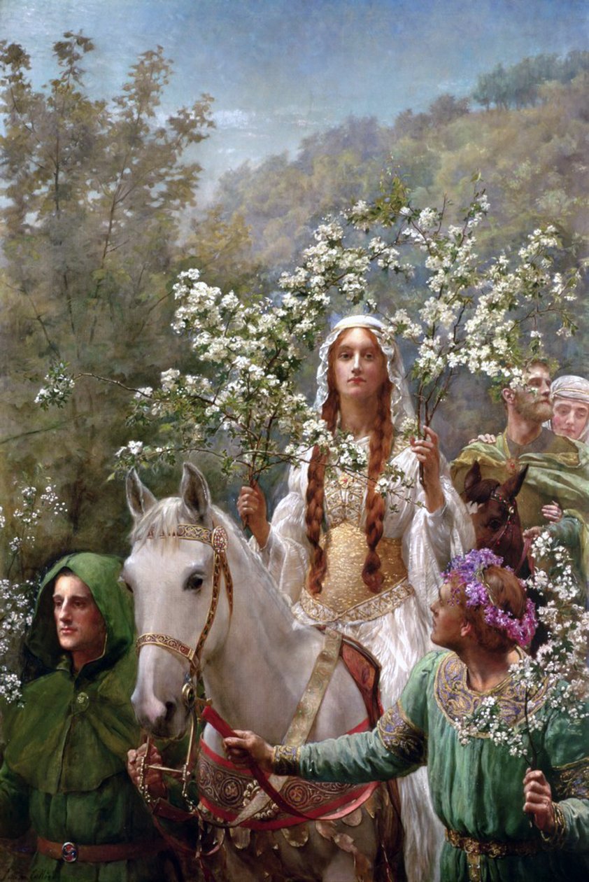 Queen Guineveres Maying 作者 约翰·科利尔