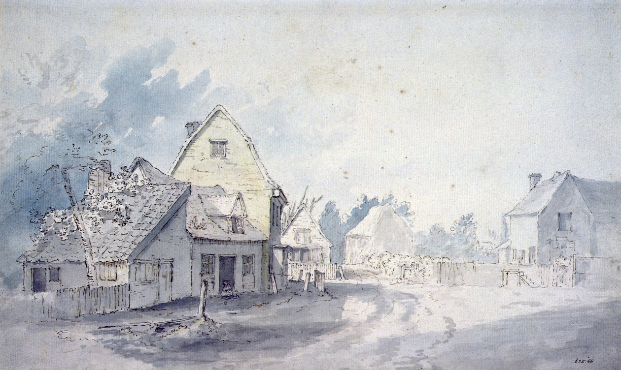 East Bergholt Street，East Bergholt 作者 约翰·康斯特勃