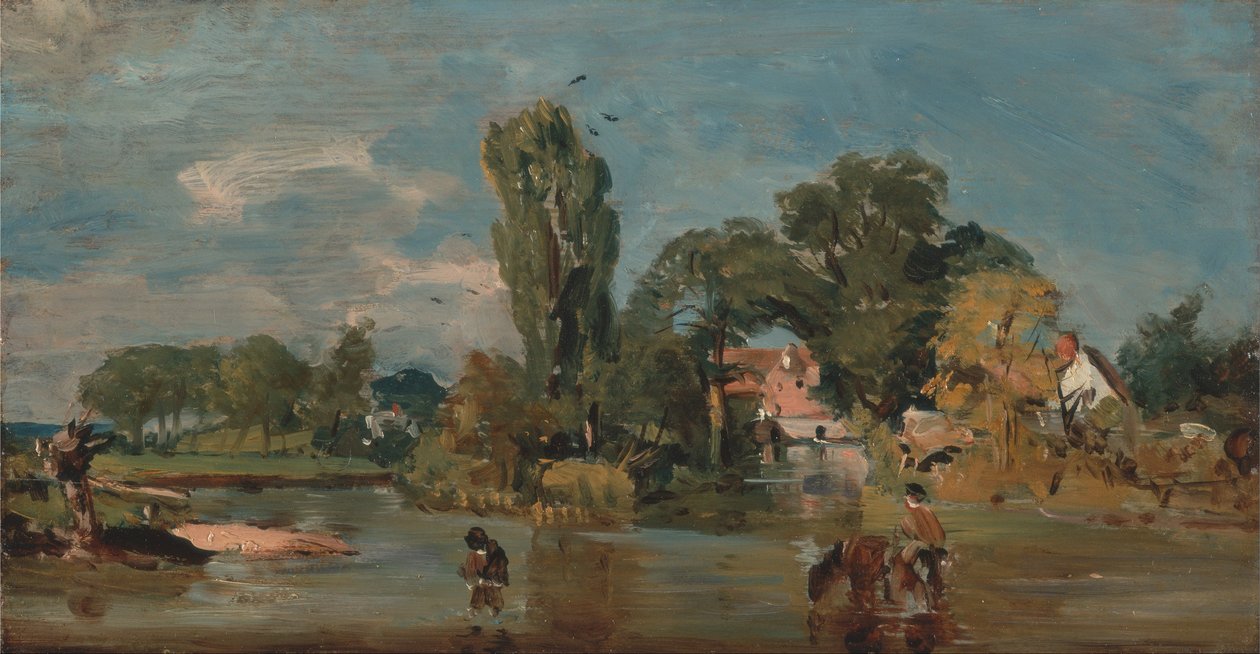 Flatford Mill 作者 约翰·康斯特勃