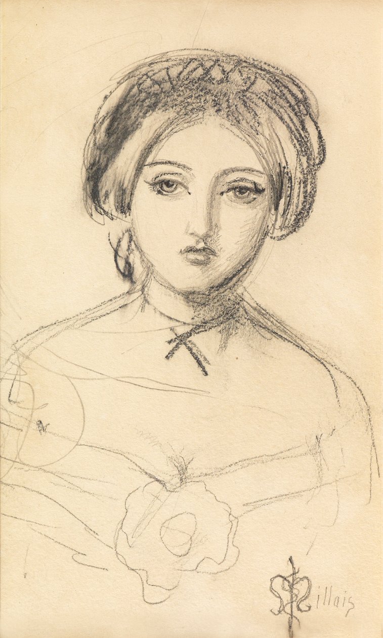 约翰·利奇（John Leech），1853年出版的英国美女 作者 约翰·埃弗里特·米莱斯