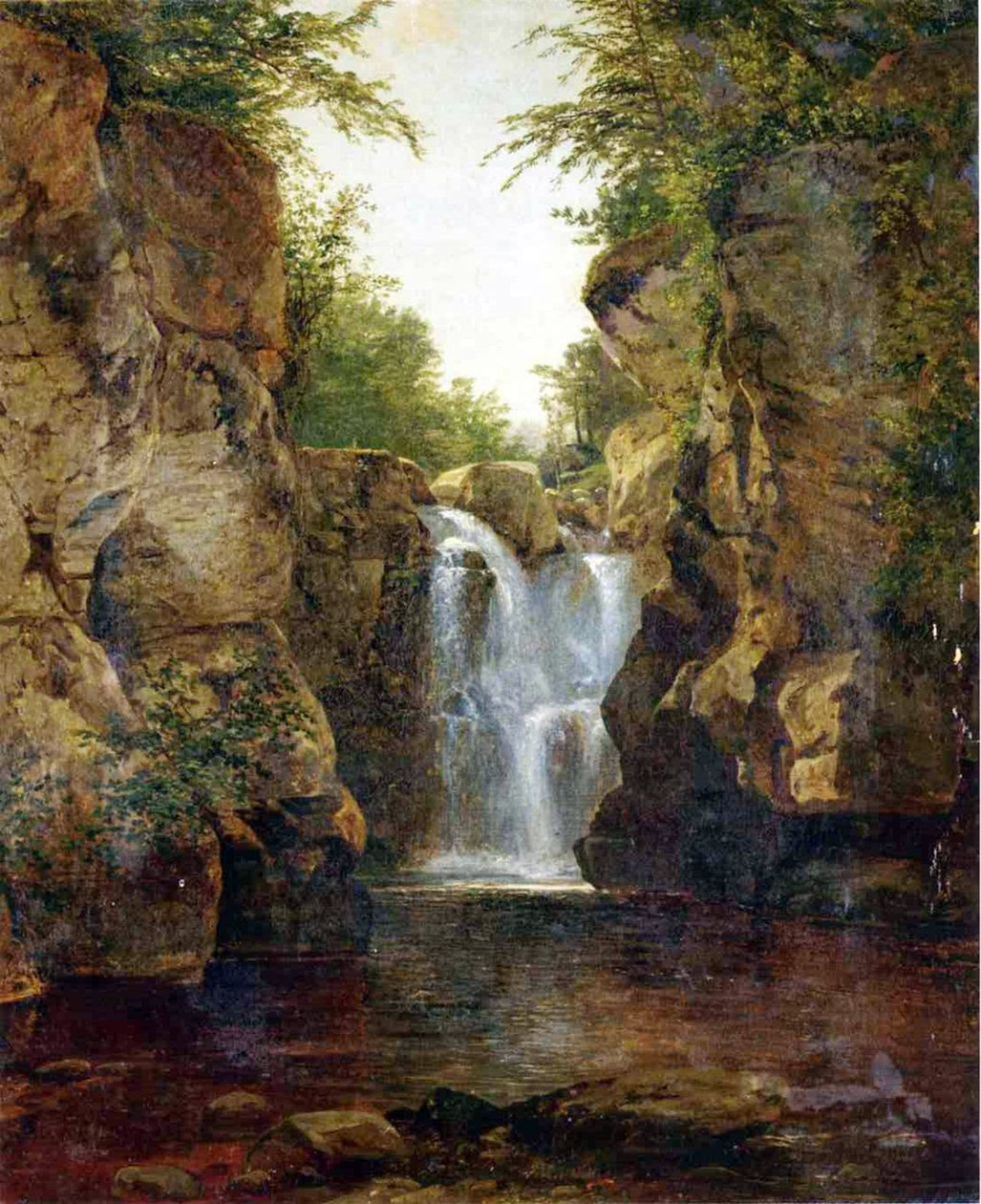 Bash Bash Falls，1855-60 作者 约翰·弗雷德里克·肯塞特