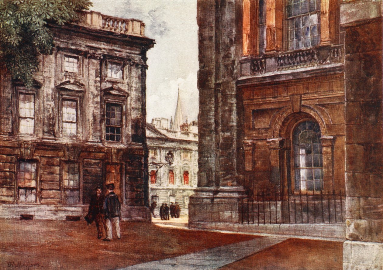 基督教堂，Peckwater Quadrangle，1903年 作者 约翰·富利洛夫