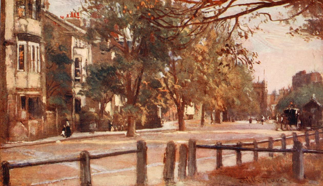 圣吉尔斯，望向圣玛丽玛格达伦（南），1903年 作者 约翰·富利洛夫