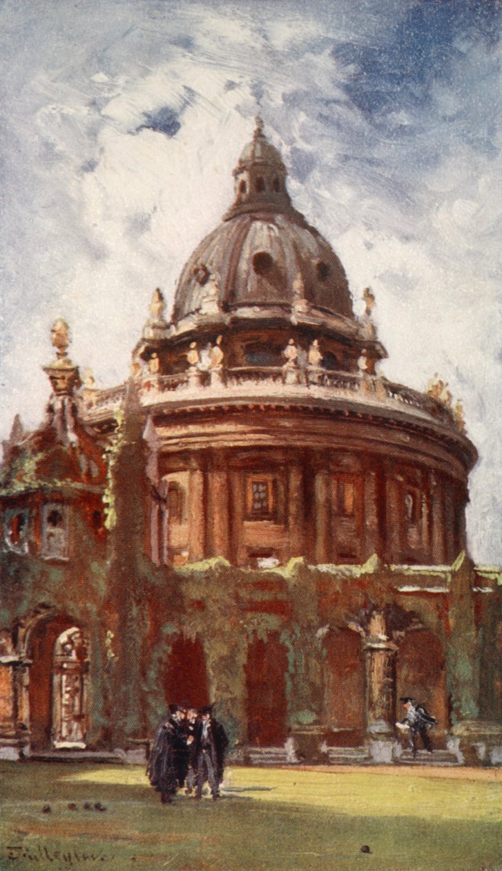 1903年，来自All Soul&39;s College的Radcliffe图书馆或Camera Bodleian 作者 约翰·富利洛夫
