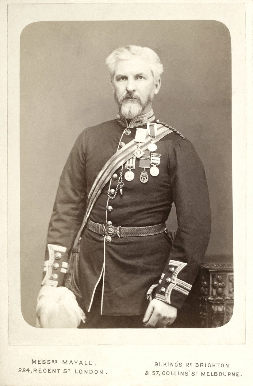 James Augustus Grant（1827-1892），赤道东非的苏格兰探险家 作者 约翰·贾比斯（John Jabez Edwin Mayal）