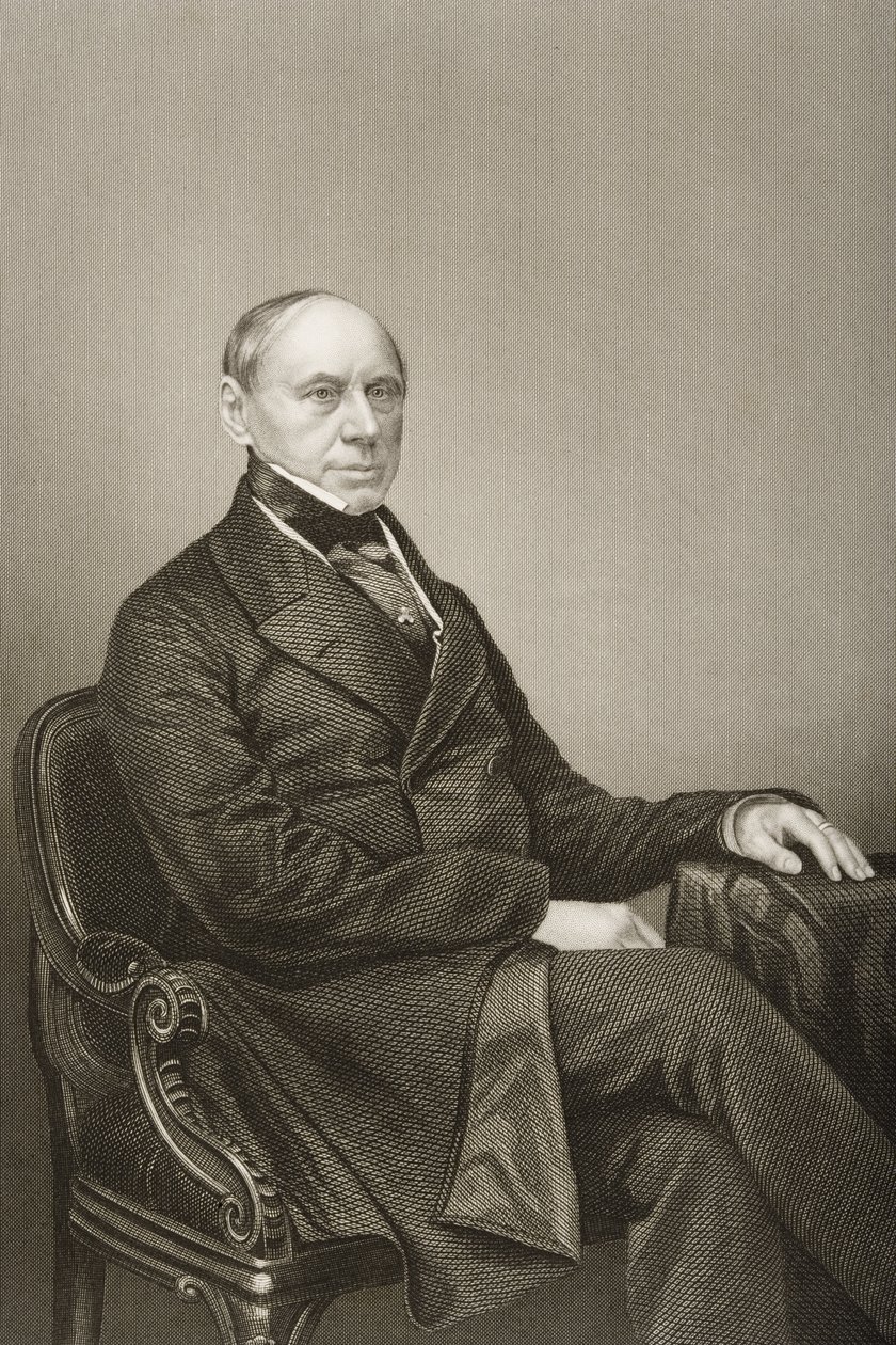 伯爵Ernst Philipp Brunnow（1797-1875）由DJ Pound在1860年伦敦出版的“知名人物绘画室”第2卷中拍摄的照片 作者 约翰·贾比斯（John Jabez）Edwin Paisley Mayall