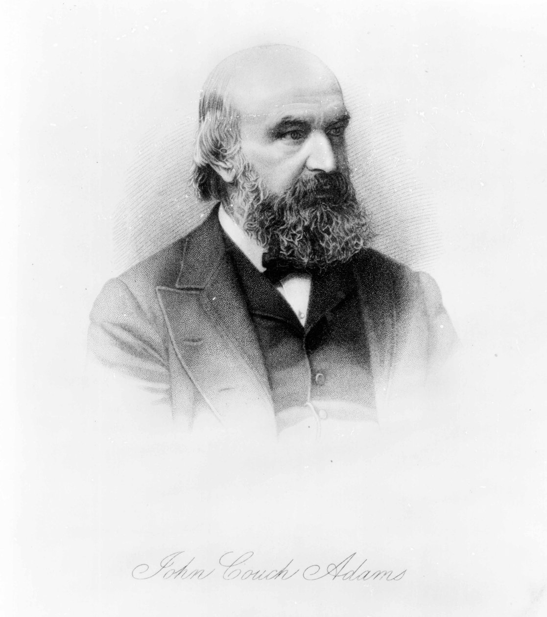 John Couch Adams，由George J. Stodart雕刻 作者 约翰·贾比斯（John Jabez）Edwin Paisley Mayall