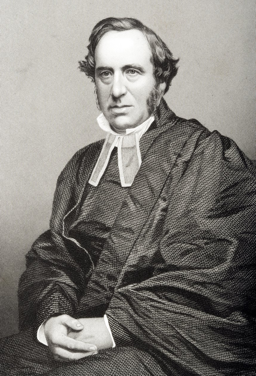 Richard Chenevix Trench（1807-86）由DJ Pound在1860年伦敦出版的“着名人物绘画室”第2卷上的一张照片上刻下 作者 约翰·贾比斯（John Jabez）Edwin Paisley Mayall