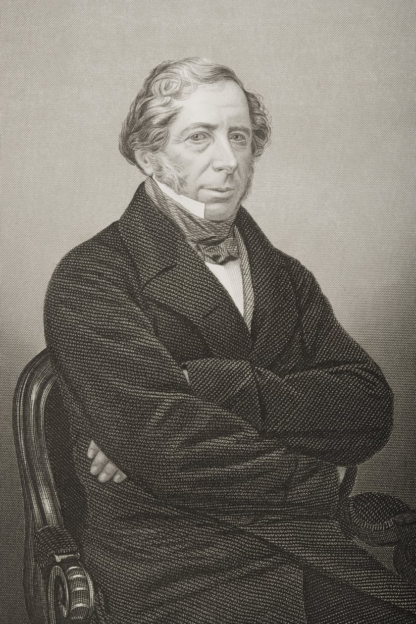 威廉·亨利·威尔逊（1797-1871）第11位伯纳斯勋爵，由DJ Pound拍摄的照片，来自1860年伦敦出版的“着名人物绘画室”第2卷 作者 约翰·贾比斯（John Jabez）Edwin Paisley Mayall