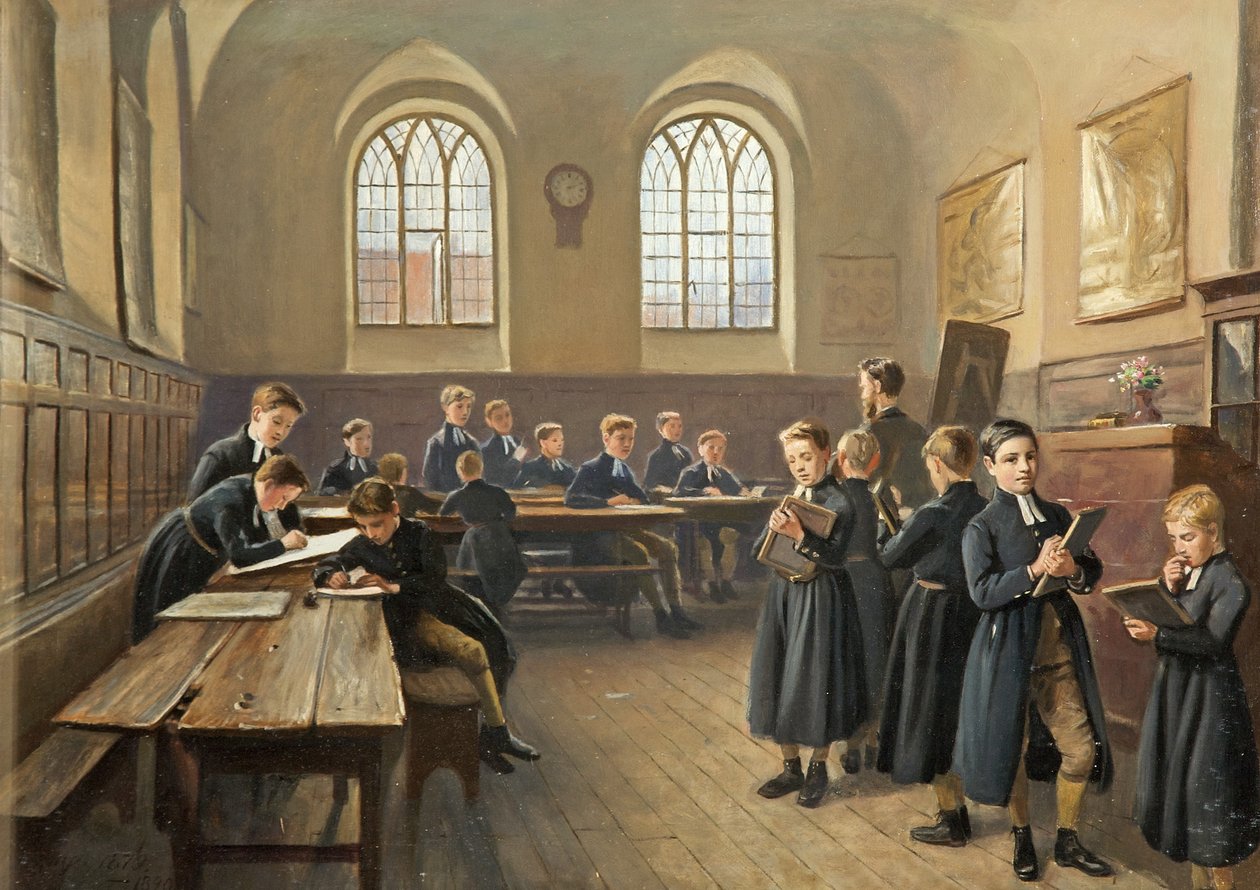 Blue Coat School Gloucester，1879-90 作者 约翰·坎普