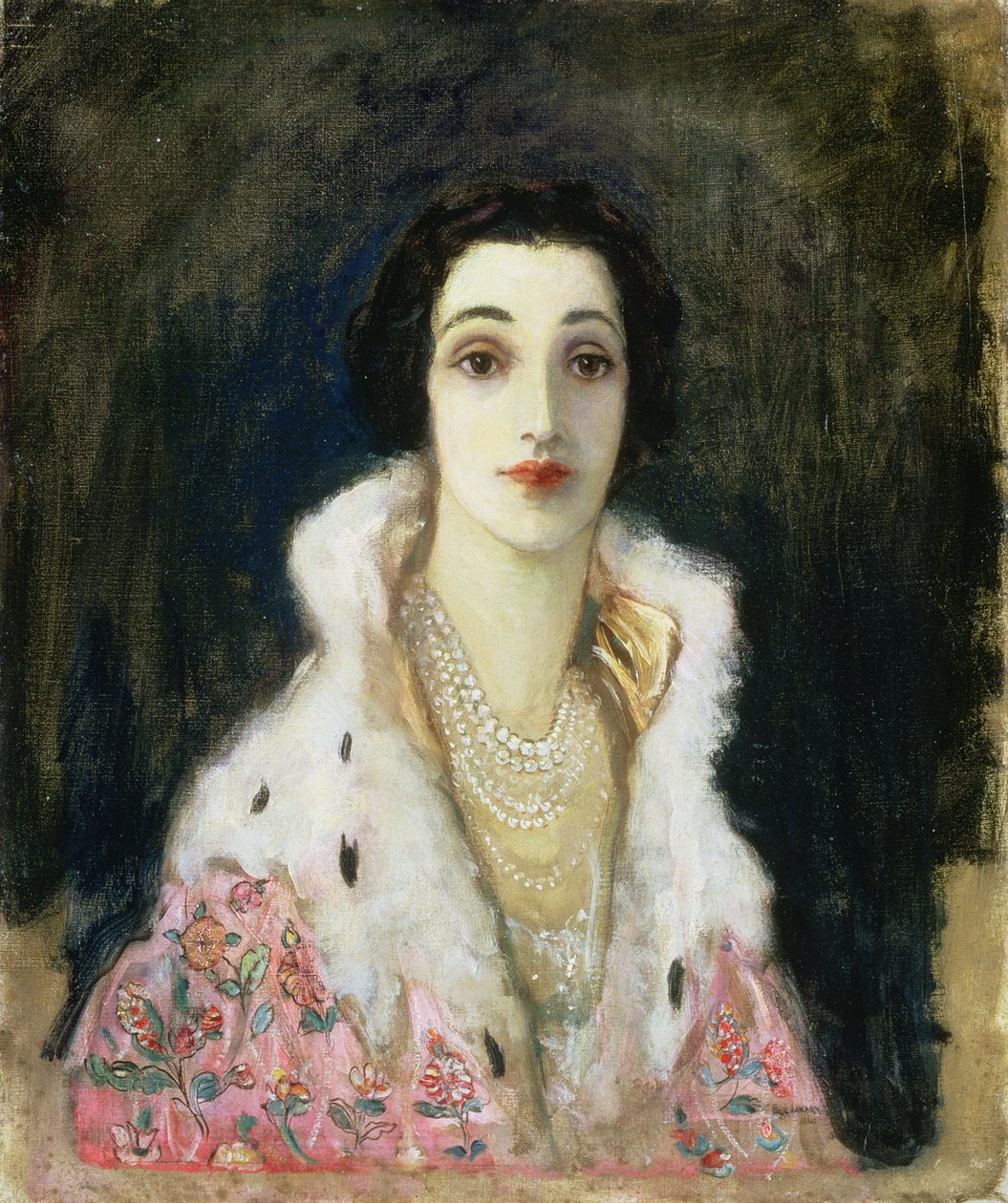 肖尔兹伯爵夫人（Sybil Sassoon）的肖像1922年 作者 约翰·拉维里
