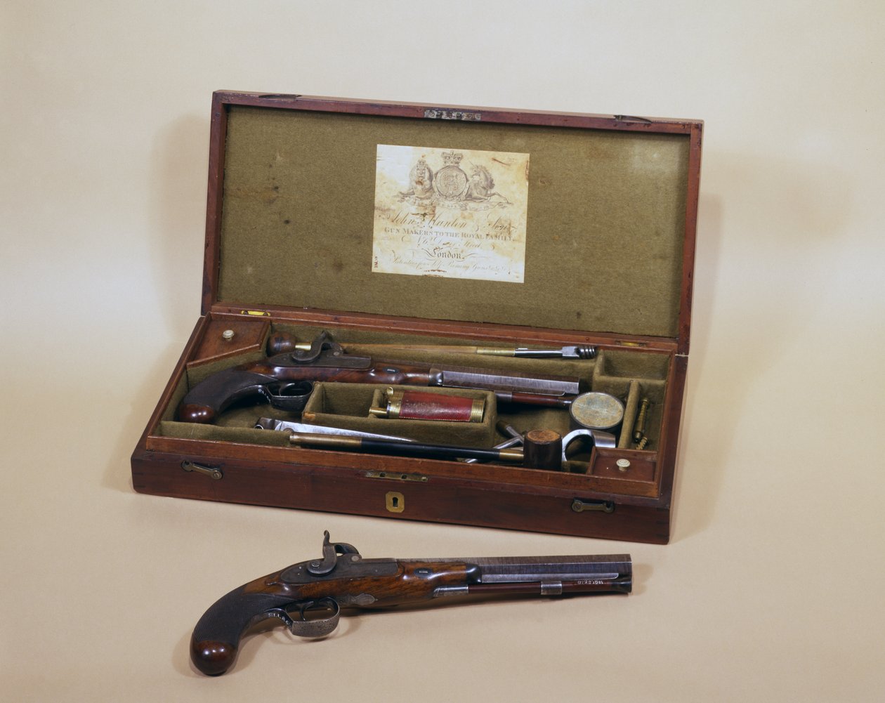 由John Manton＆Son，英国伦敦制作的打击乐手套 作者 约翰·曼顿和儿子
