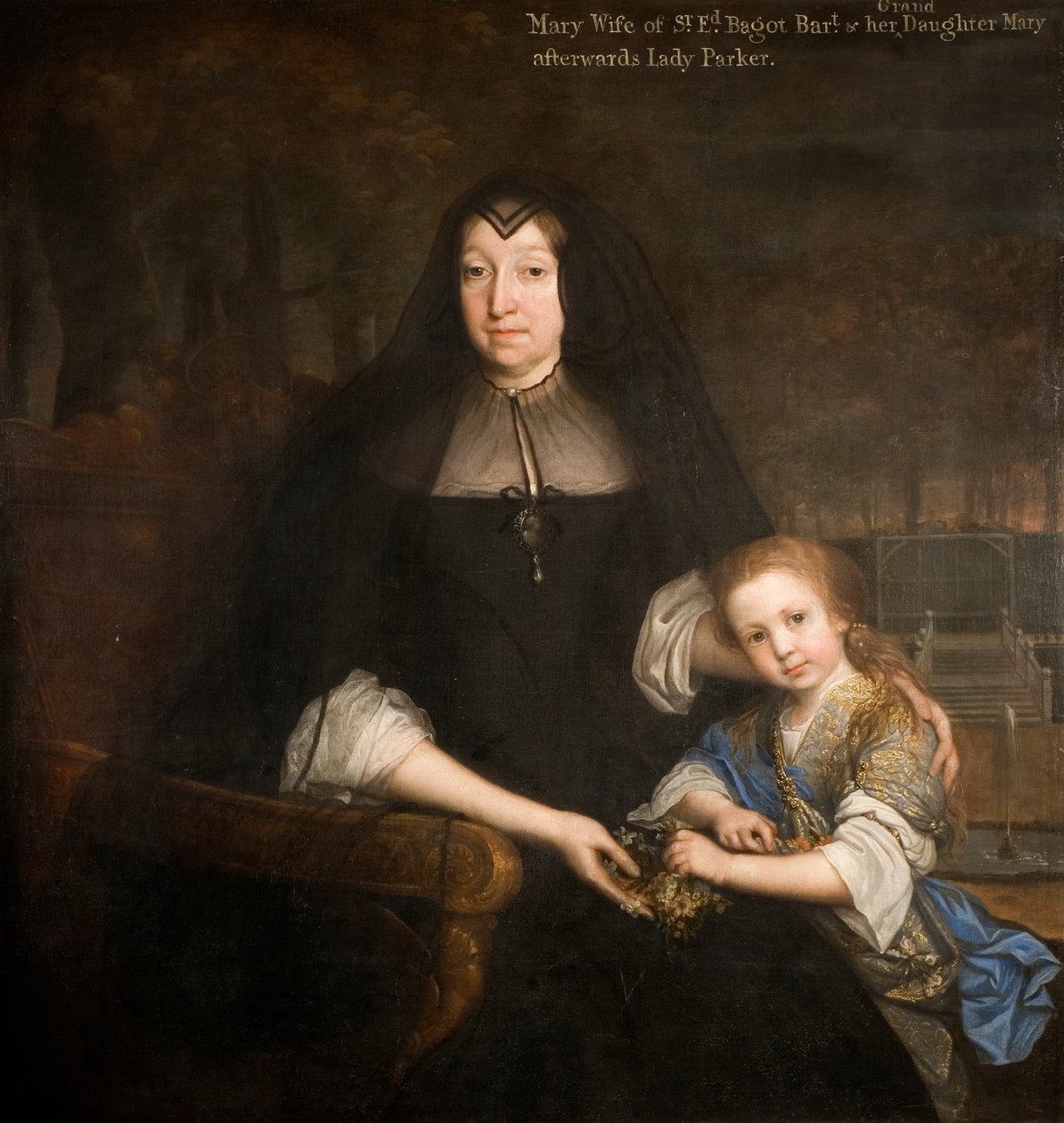 Lady Mary Bagot和她的孙女玛丽 作者 约翰·迈克尔·赖特