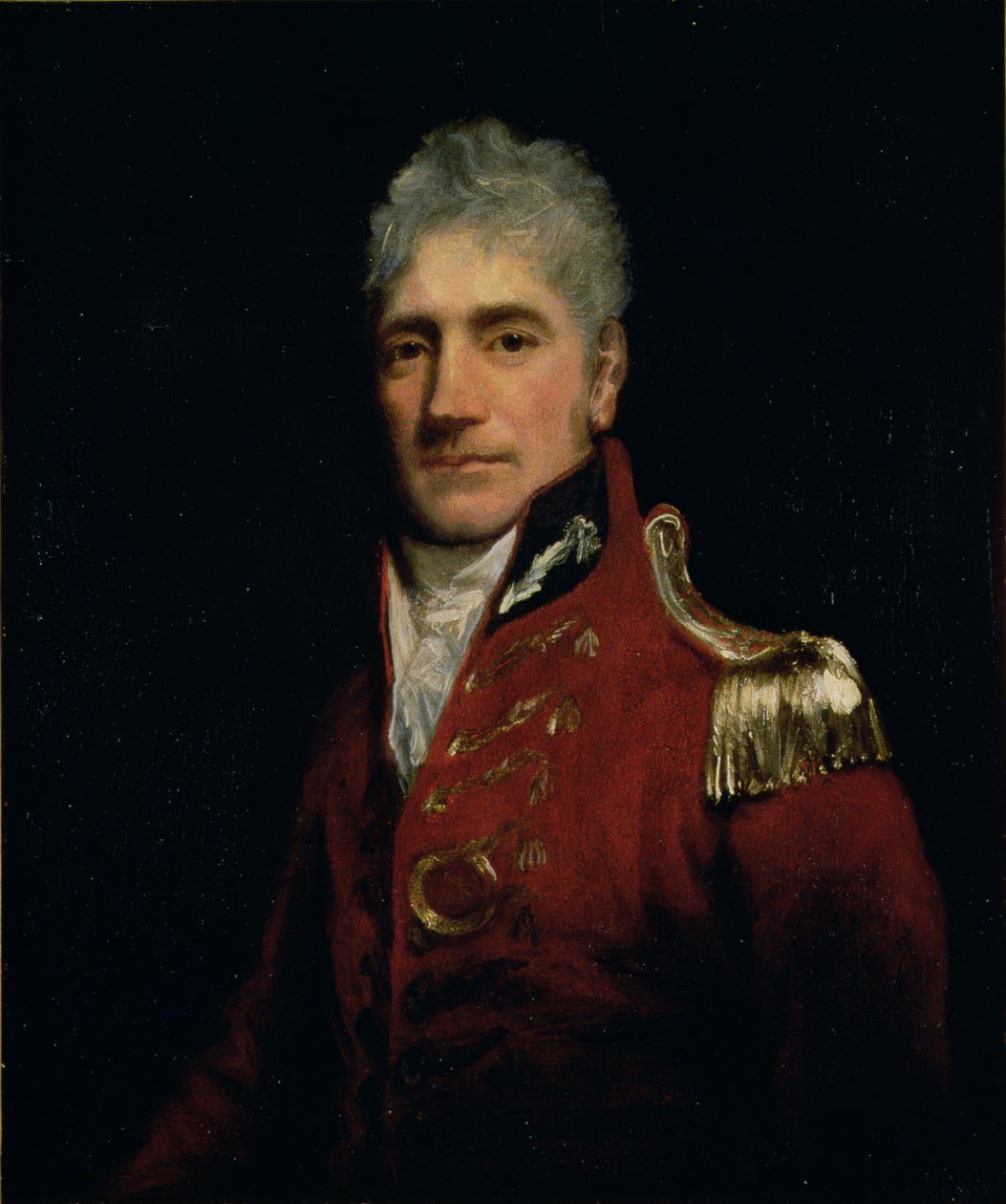 可能是Lachlan Macquarie少将（1761-1824）的肖像，新南威尔士州州长1809-21，“澳大利亚之父”，c.1805 作者 约翰奥皮