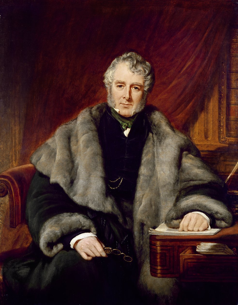 William Lamb，墨尔本第二子爵，1844年 作者 约翰·帕特里奇