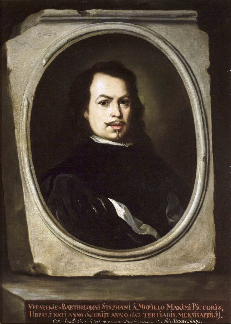 BartoloméEstebanMurillo的肖像 作者 约翰·理查德·可可·史密斯