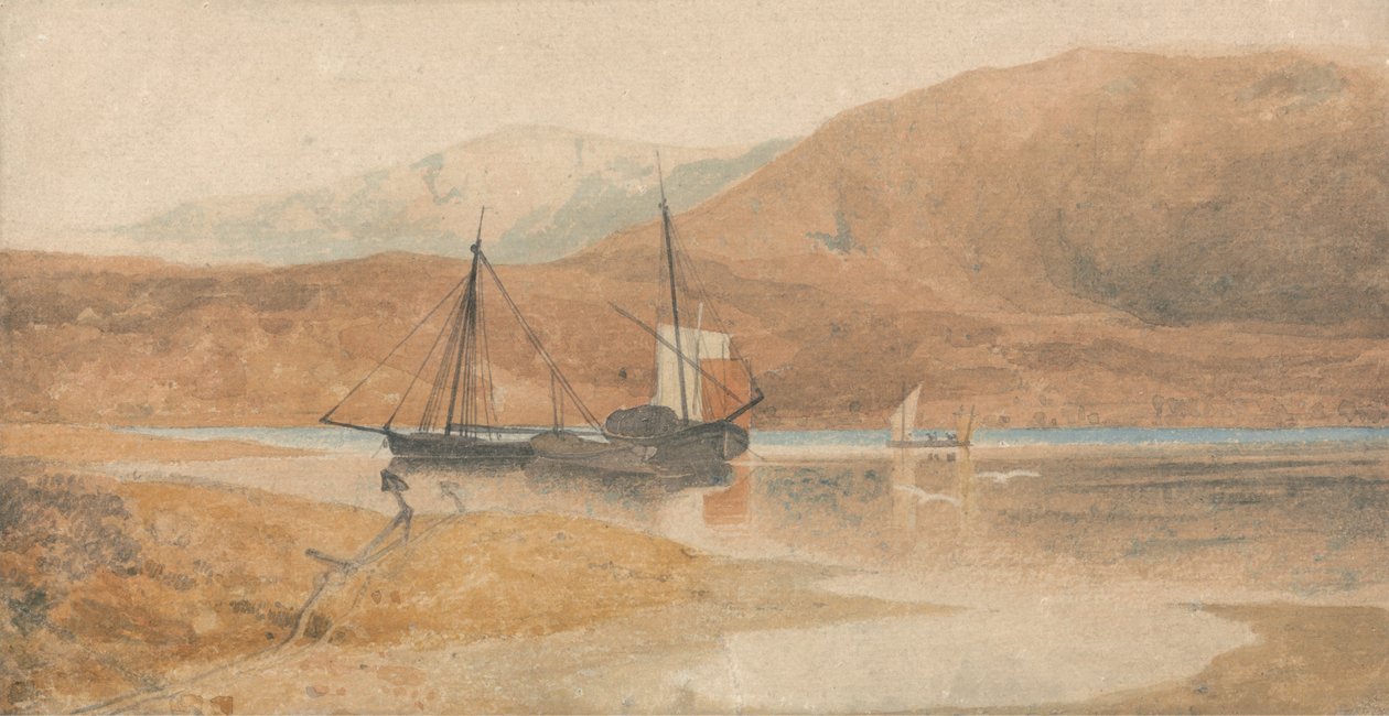 Barmouth出海口与Cader Idris，北威尔士 作者 约翰·塞尔·科特曼