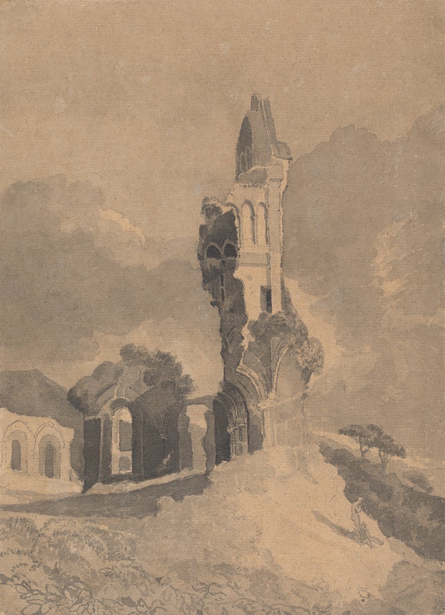 Byland Abbey，约克郡 作者 约翰·塞尔·科特曼