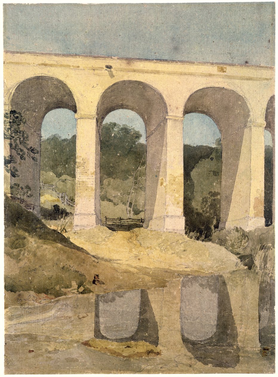 Chirk Aqueduct，1806-7 作者 约翰·塞尔·科特曼
