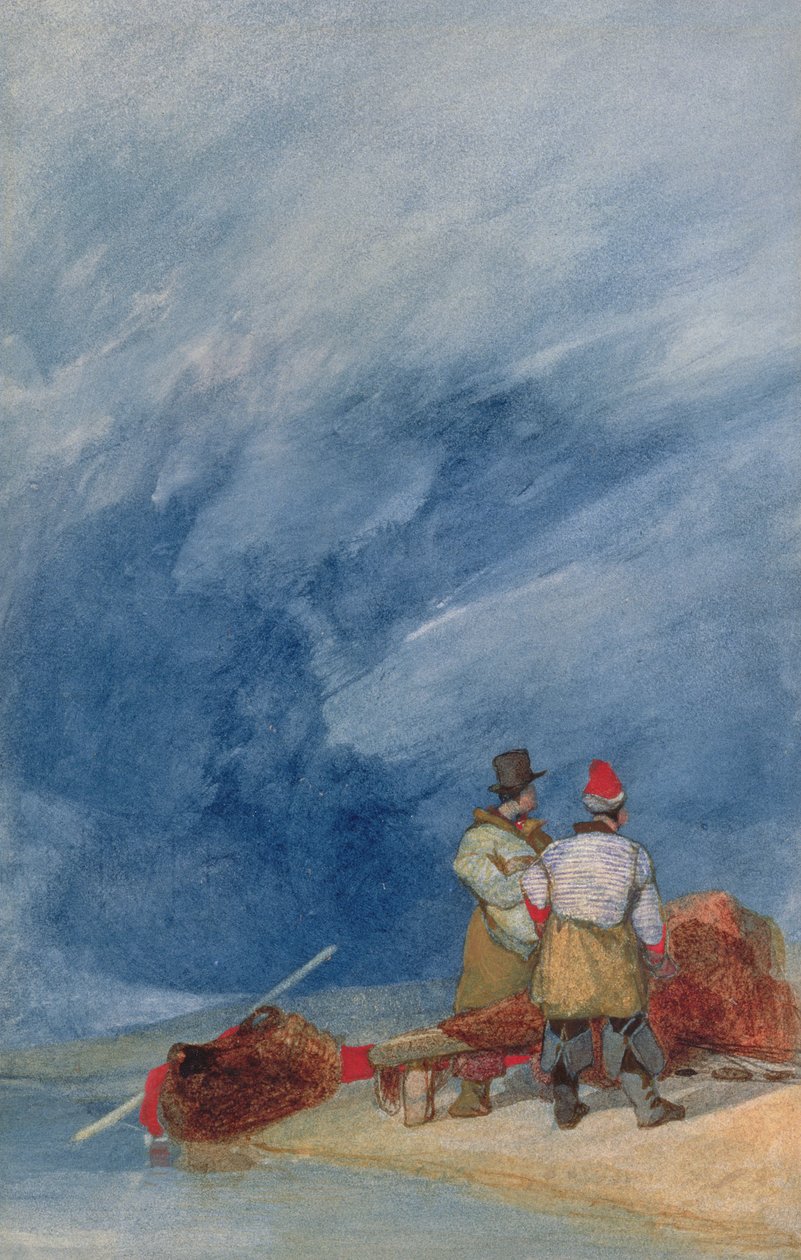 暴风雨天气，c.1831-3 作者 约翰·塞尔·科特曼
