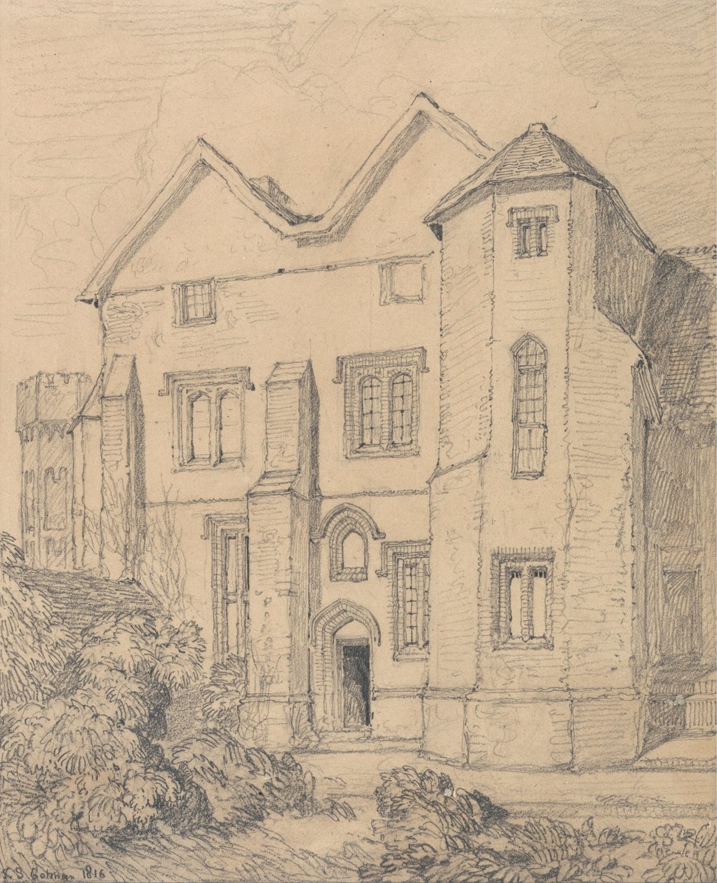 Upwell Rectory，诺福克郡 作者 约翰·塞尔·科特曼