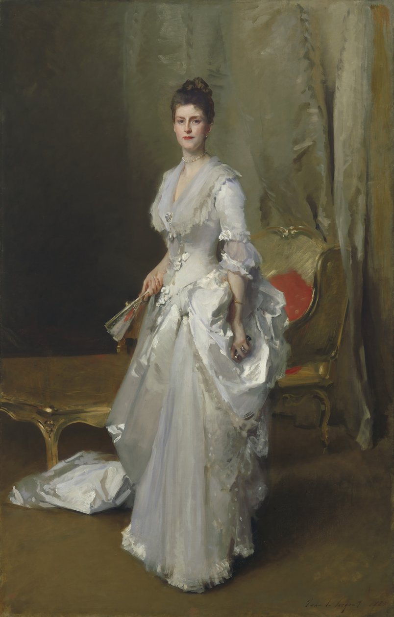 Margaret Stuyvesant Rutherfurd White，1883 作者 约翰·辛格·萨金特