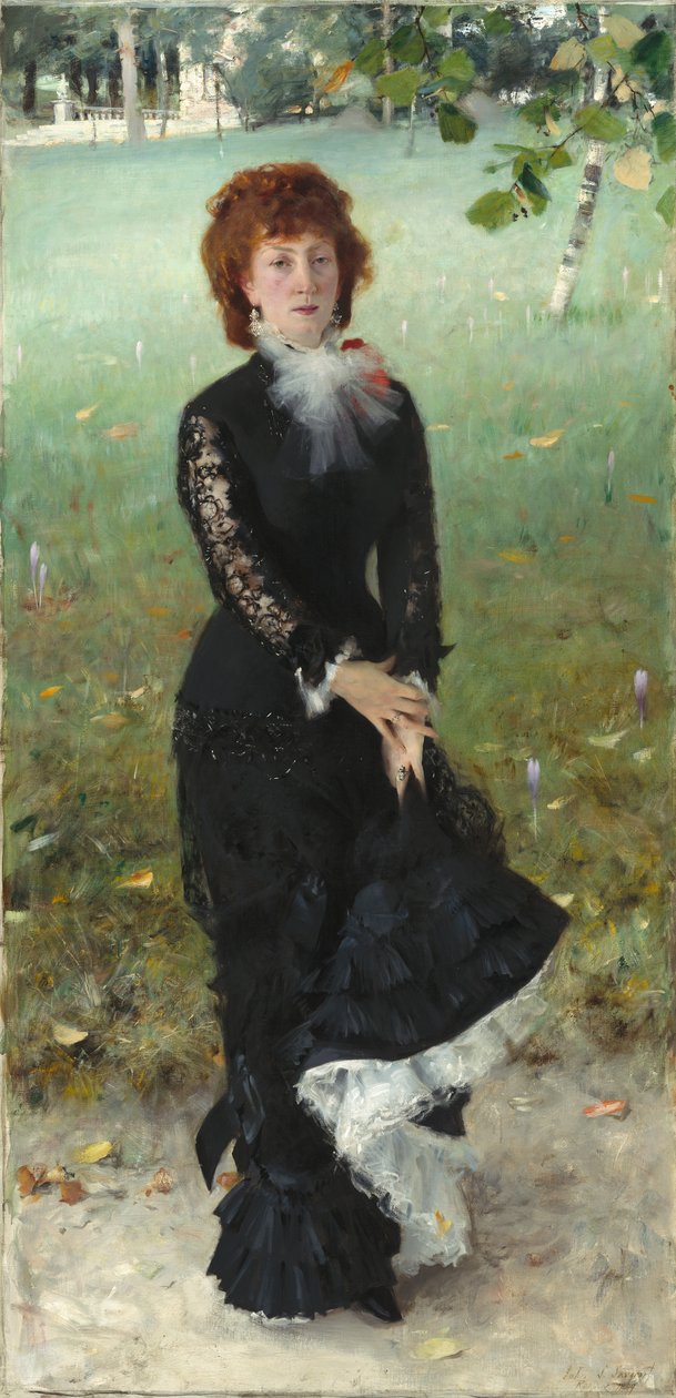 Marie Buloz Pailleron，1879年 作者 约翰·辛格·萨金特