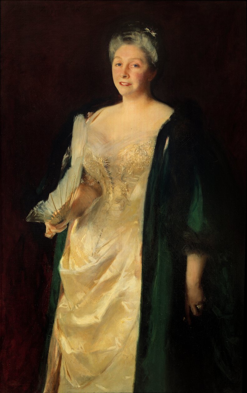 威廉·普莱菲尔夫人，1887年 作者 约翰·辛格·萨金特